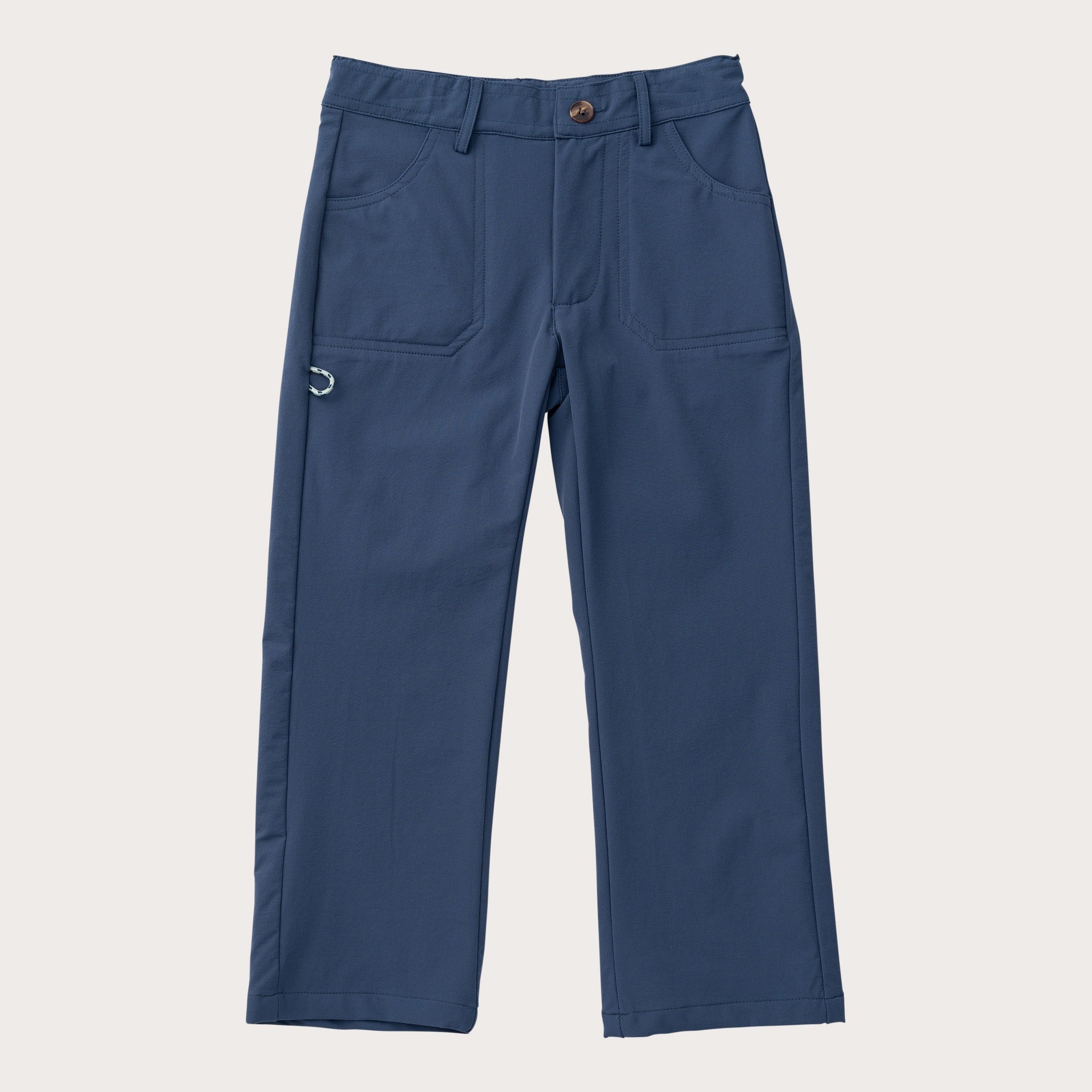 Boys' Pro Performance Angler Pant in Navy Blue Peony