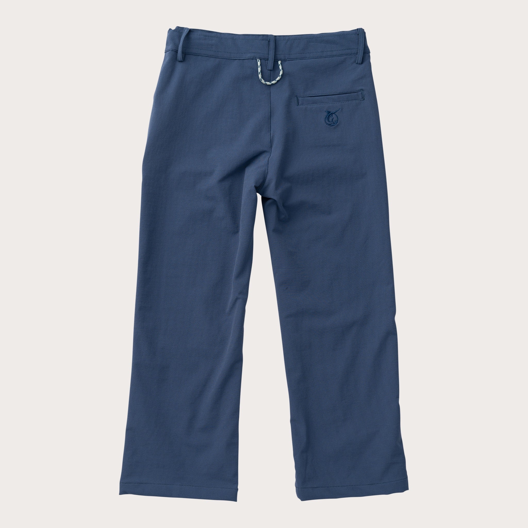 Boys' Pro Performance Angler Pant in Navy Blue Peony