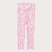 Girls' Athletic Legging in Geranium Pink Camo