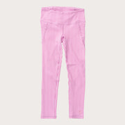 Girls' Athletic Legging in Phlox Pink Stripe