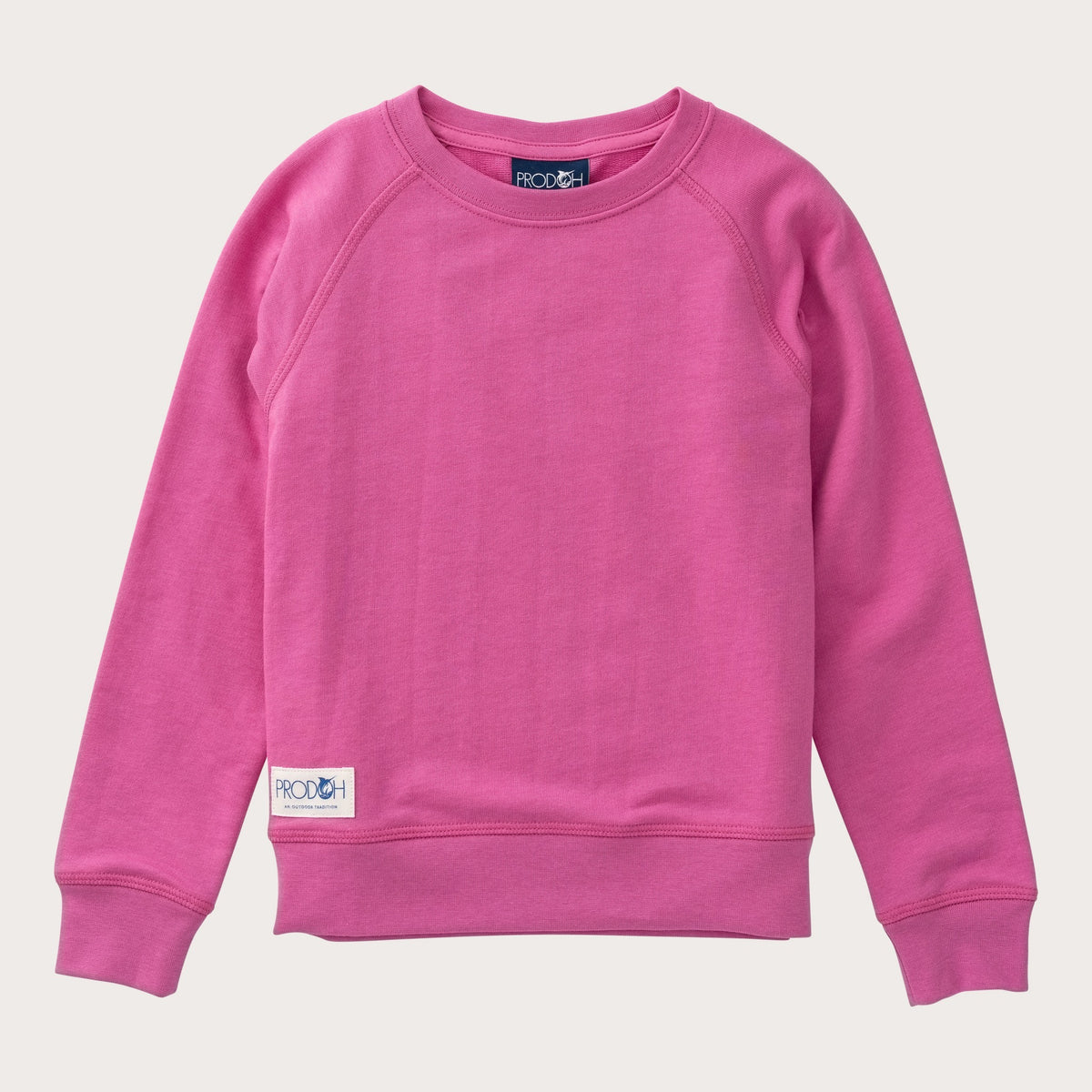 Girls' Classic Crew Control Sweatshirt in Phlox Pink