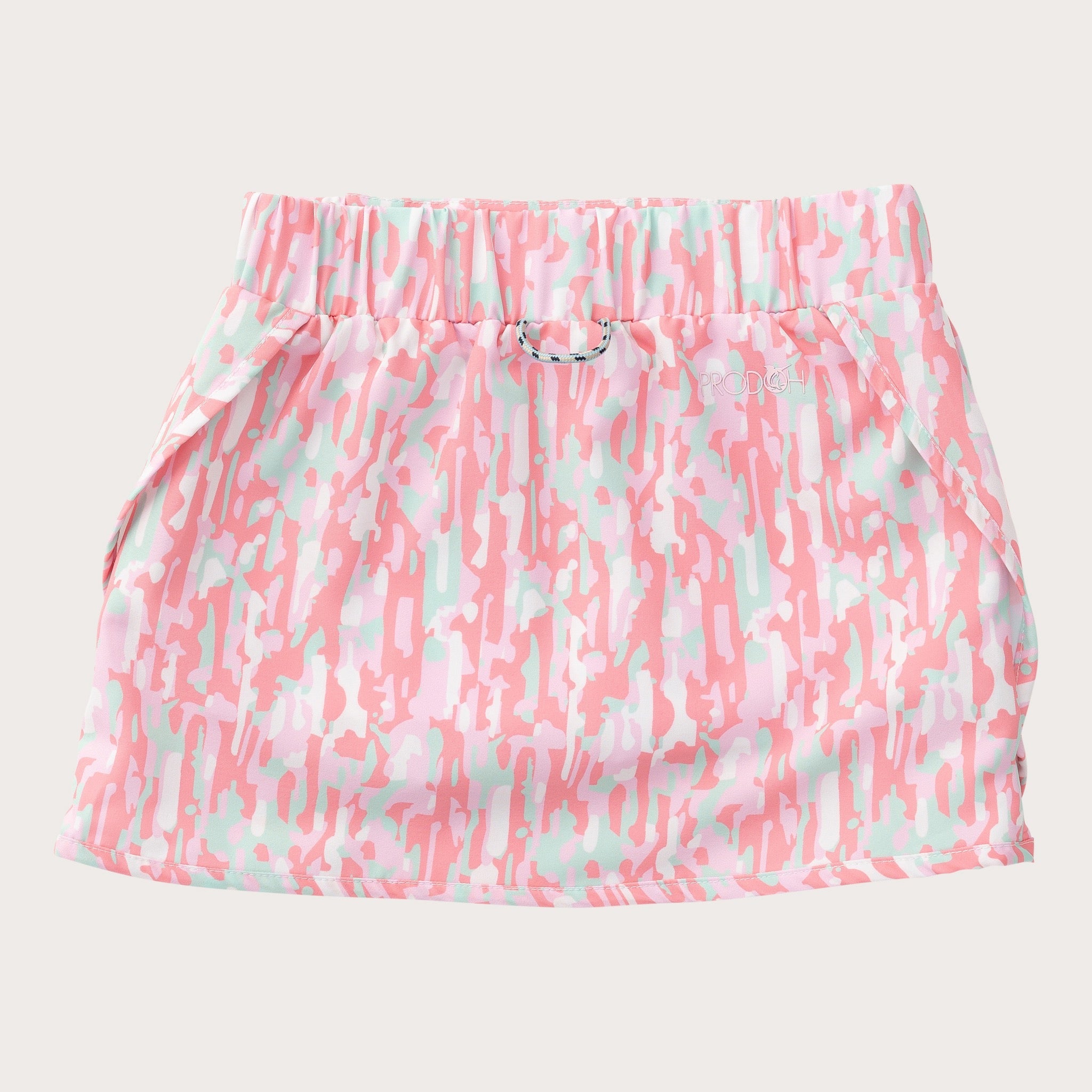 Girls' Carolina Catch Skort in Geranium Pink Camo