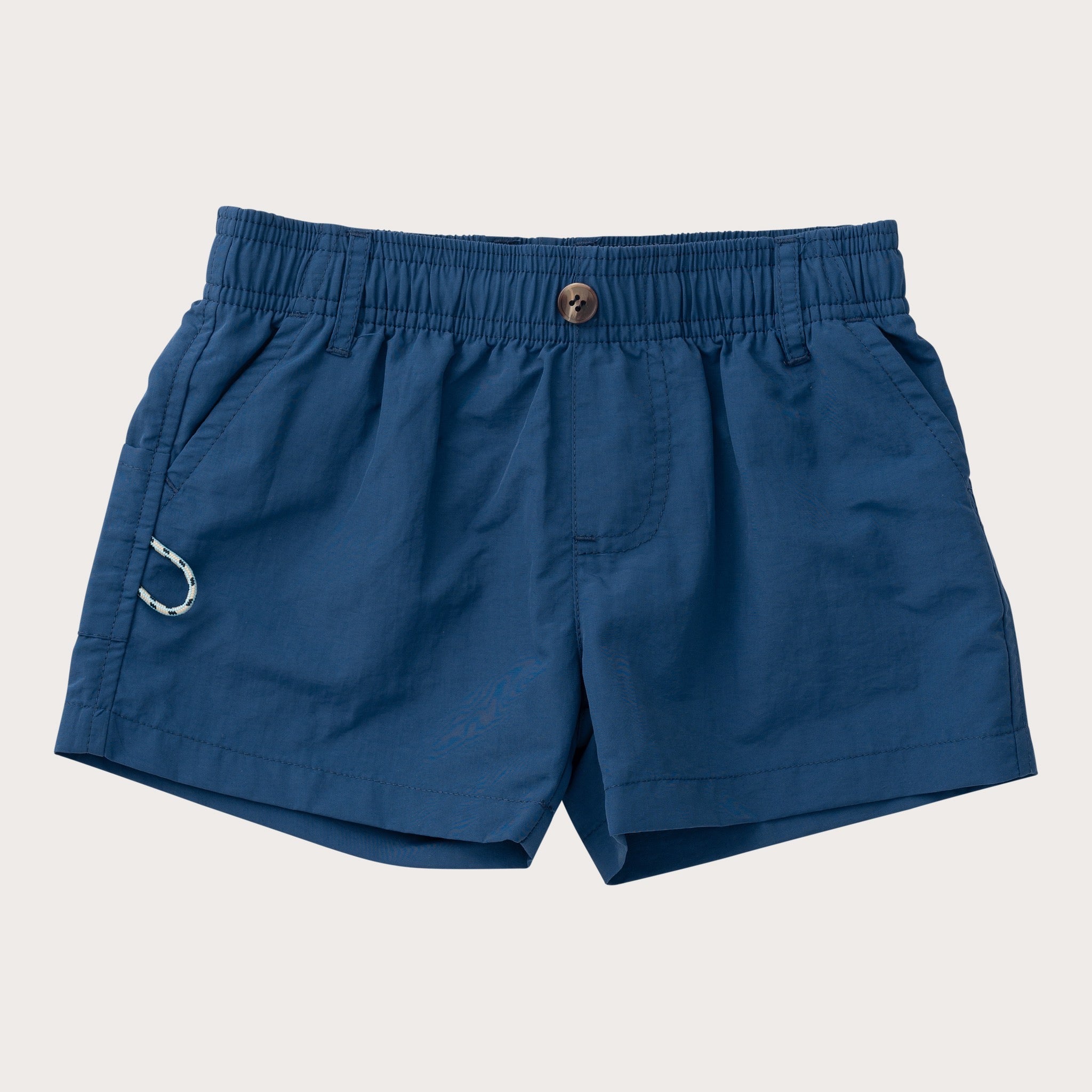 Boys' Outrigger Performance Short in Navy Blue Peony