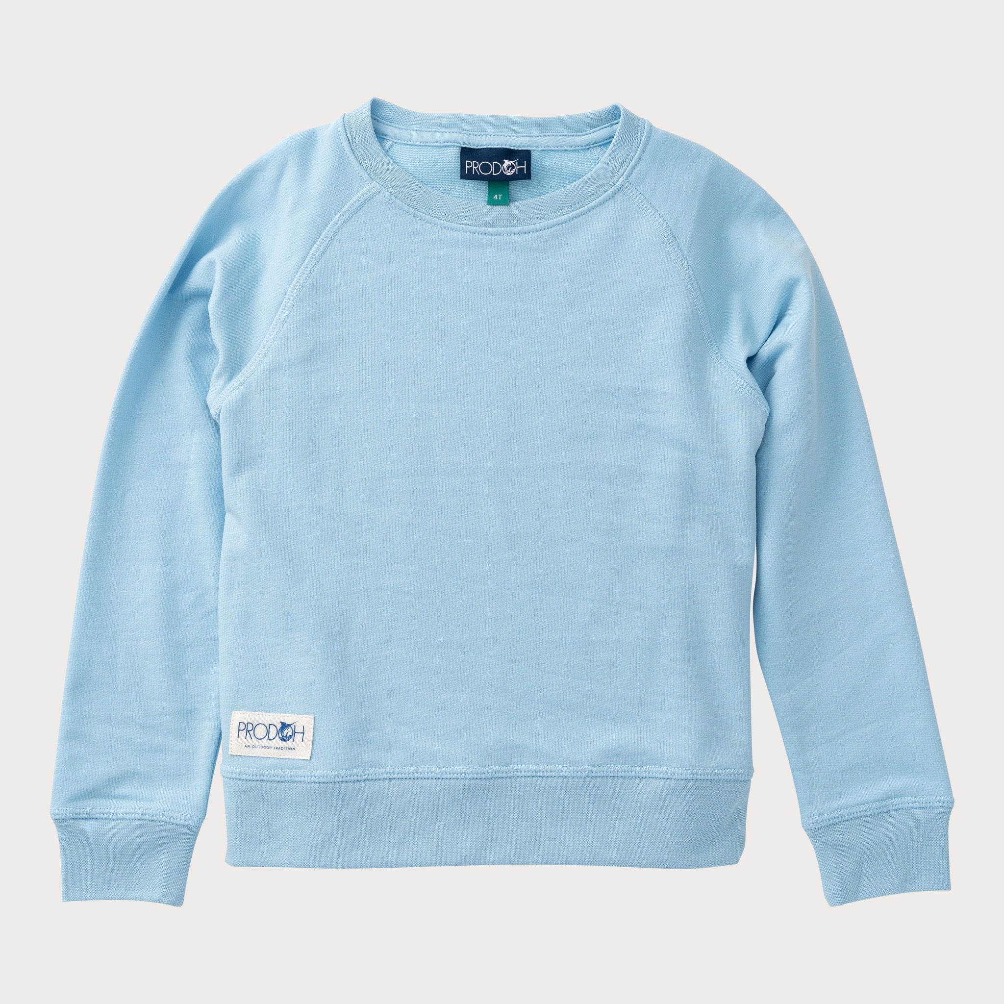 Kids' Classic Crew Control Sweatshirt in Clear Sky Blue
