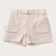 Boys' Inshore Performance Fishing Short in Feather Gray Khaki