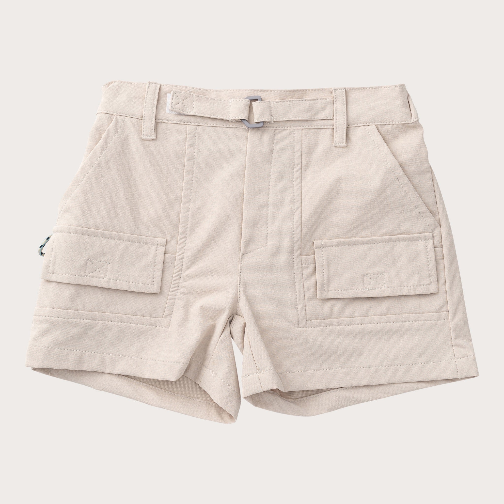 Boys' Inshore Performance Fishing Short in Feather Gray Khaki