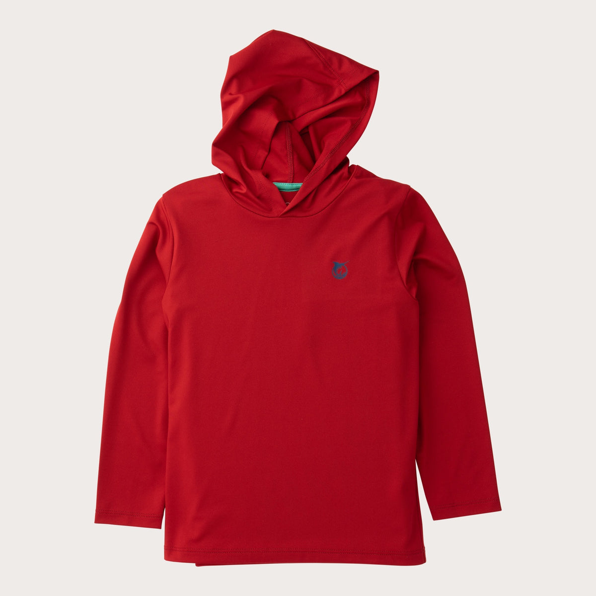 boys red performance hoodie