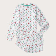 Girls' Lounge Life Set in Christmas Tree Print