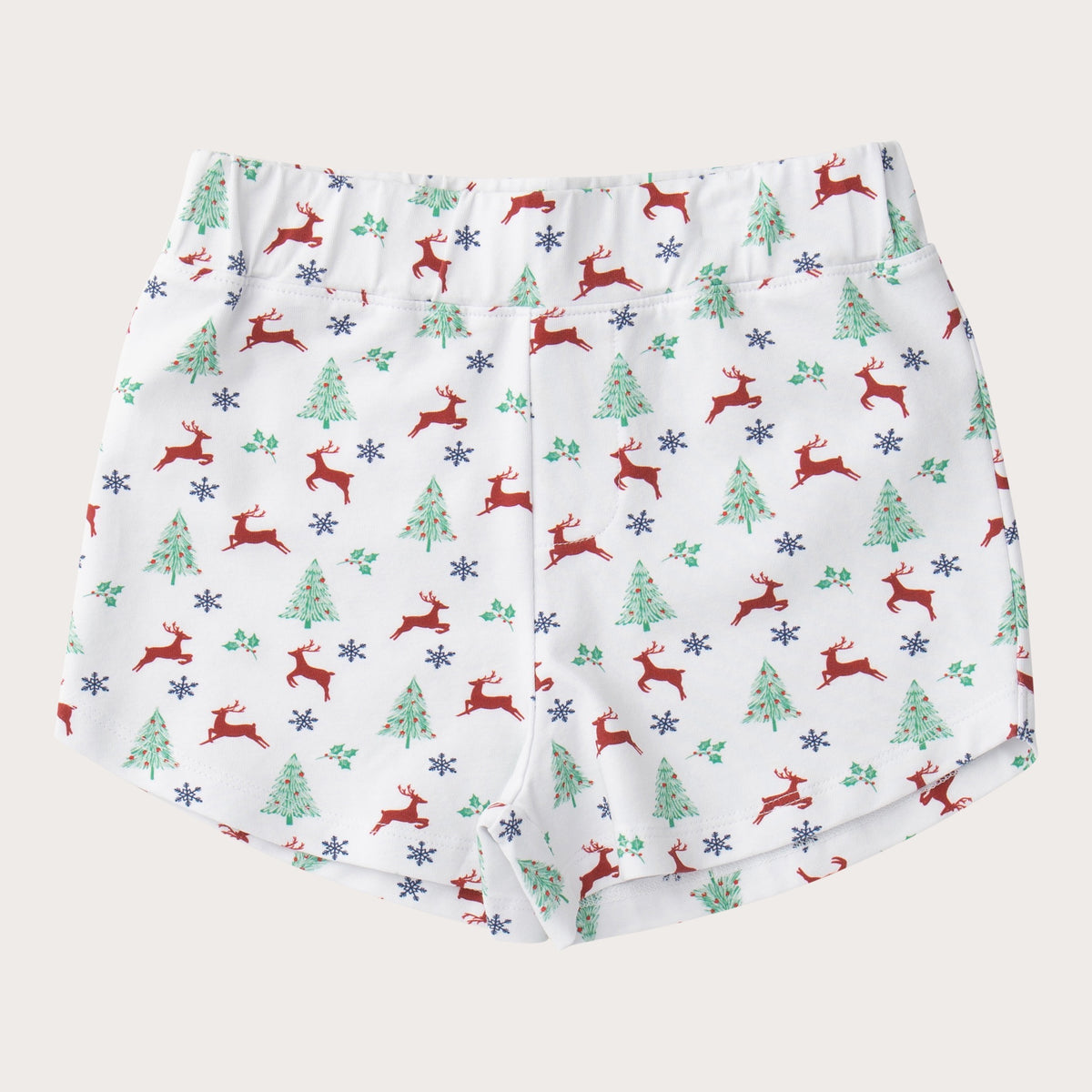 Girls' Lounge Life Set in Christmas Tree Print