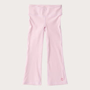 Girls' Athletic Flare Legging in Pink Lady