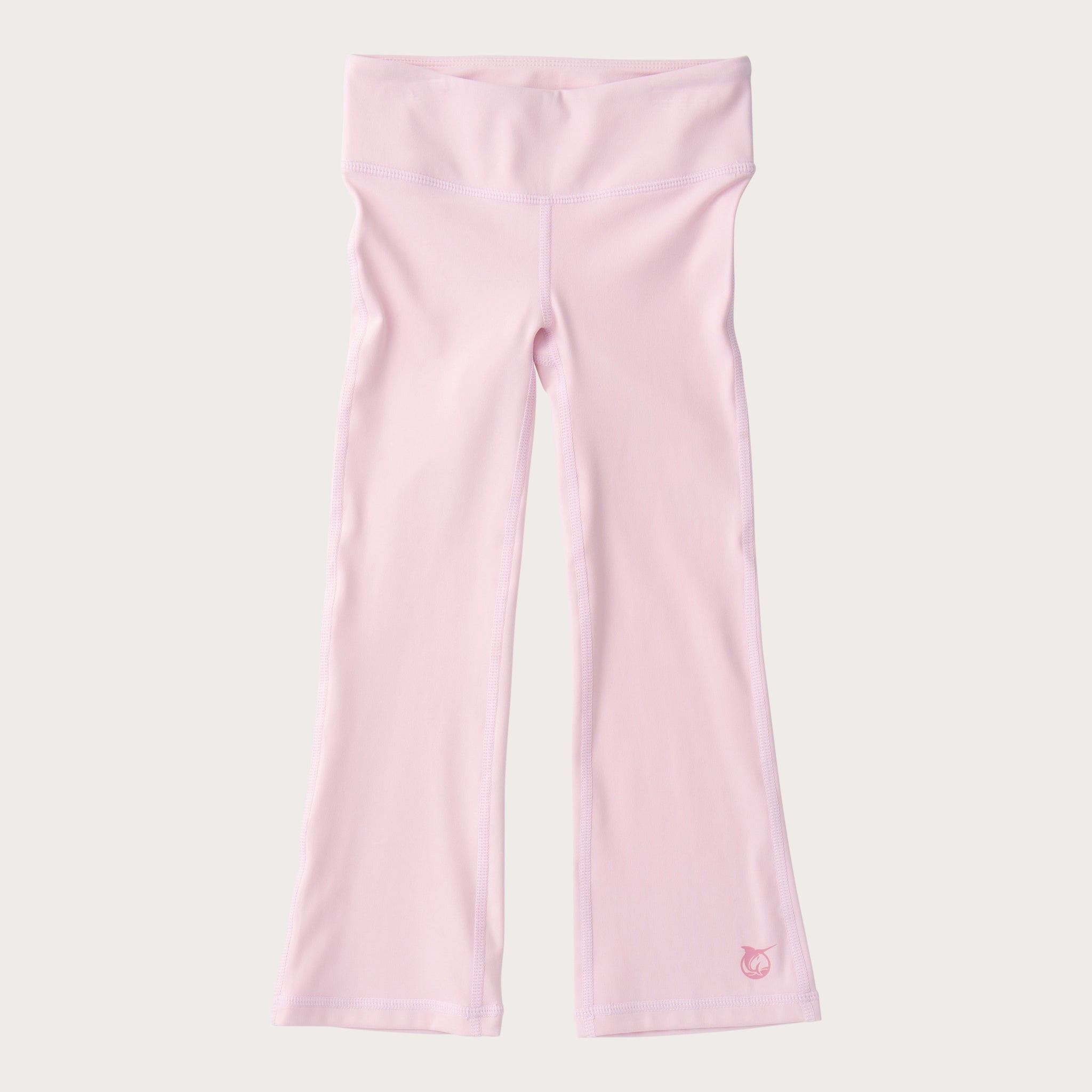 Girls' Athletic Flare Legging in Pink Lady
