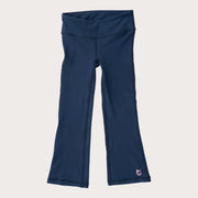 Girls' Athletic Flare Legging in Navy Peony