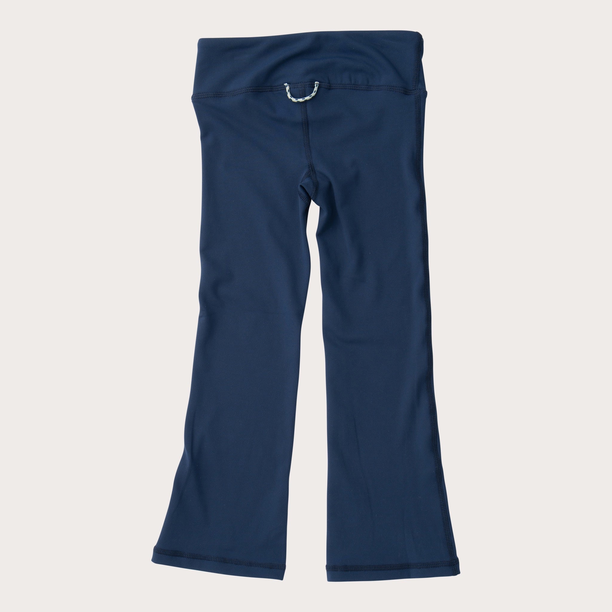 Girls' Athletic Flare Legging in Navy Peony