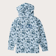 Boys' Spinnerbait Hooded Sweatshirt in Coastal Blues Camo