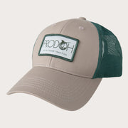 Boys' Trucker Hat in Trench Coat Tan and Green