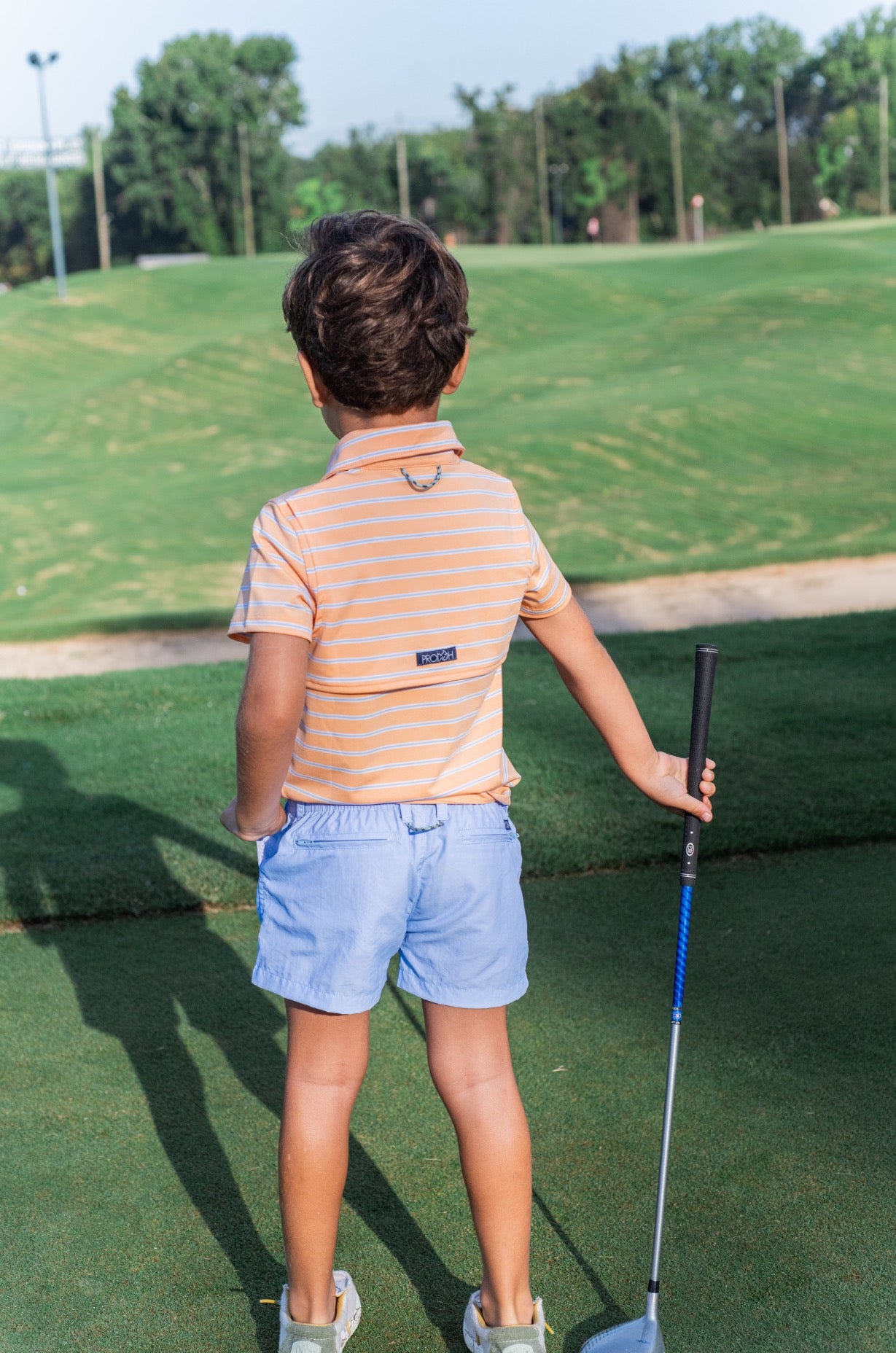 quick-dry, moisture wicking kids performance polos