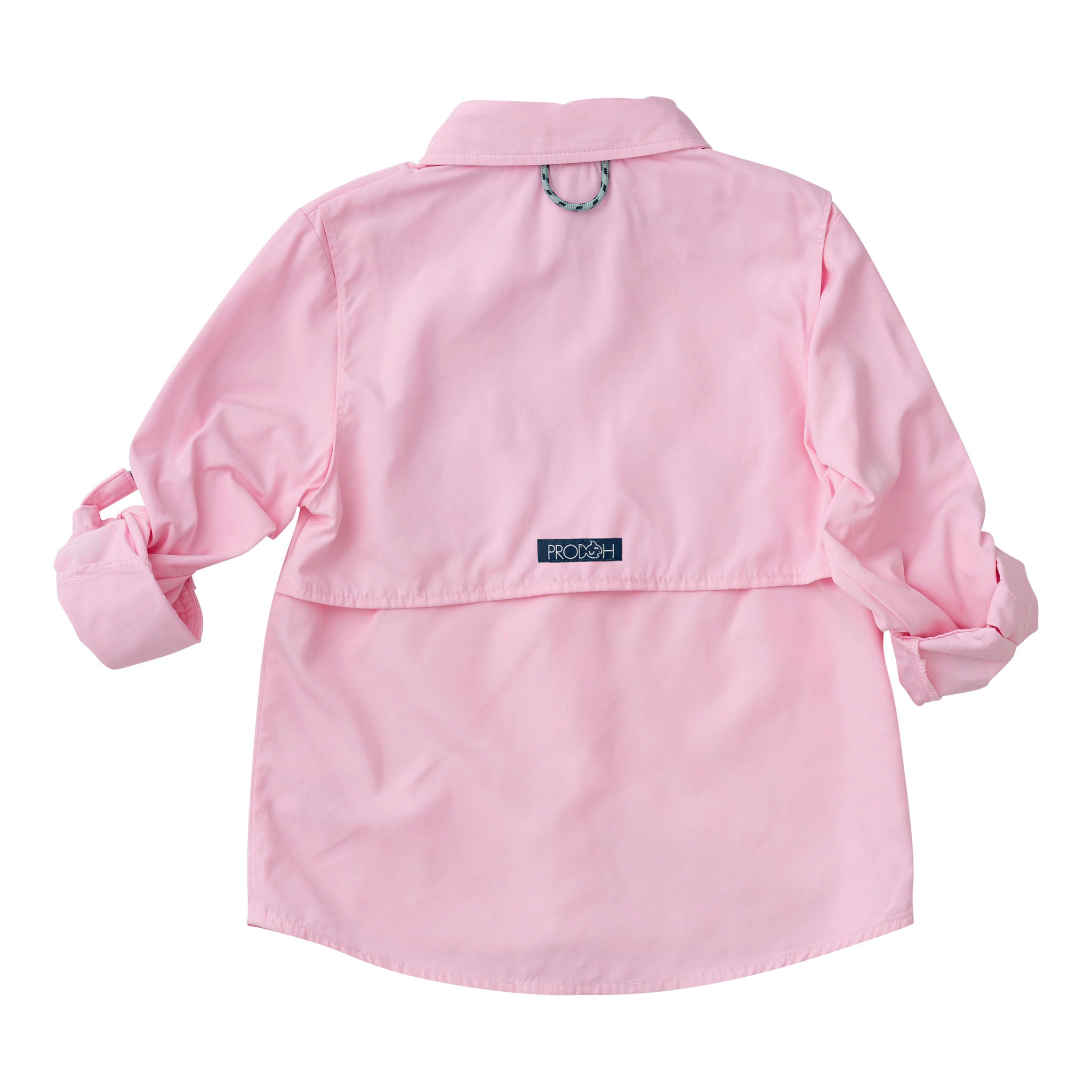 Long Sleeve Founders Kids Fishing Shirt — Pink Lady